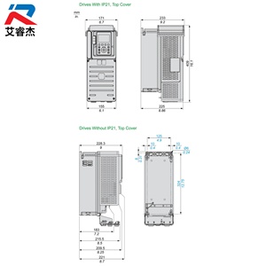 Nuevo convertidor de frecuencia original ATV630U55M3 trifásico 200-240V 5.5KW 7.5HP Serie ATV600 Variador de frecuencia - Product Image 2