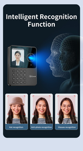 Système de pointage d'assistance personnel autonome Comet avec reconnaissance faciale, empreinte digitale et mot de passe, lecteur USB, capacité de 120 000 enregistrements, pour le suivi du <span class=keywords><strong>temps</strong></span> de travail en bureau - Product Image 3