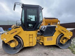 Rouleau vibratoire à double tambour Shantui SRD08, mini rouleau compresseur routier de 8 tonnes, puissance de compactage - Product Image 5