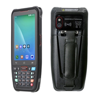 Almacén Android 10,0 4G resistente inalámbrico de mano PDA 1D 2D QR escáner de código de barras inventario terminal de datos móviles PDAs