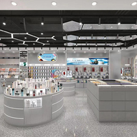 Shop Perfume Display Cabinet Retail Cosmetic Shop Design Shop Retail Store Makeup OEM
