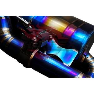 Vortex Pie-cut Titanium Valvetronic Exhaust for Mercedes Benz W222 S400 S450 S500 Burnt Blue Performance Racing Muffler Kit - Product Image 3