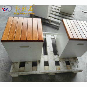 Nuevos Materiales de Construcción de Piedra, Taburete Cuadrado de Piedra Taishike XMS006, Hormigón de Alto Rendimiento Resistente a la Corrosión, para Patio Exterior - Product Image 1