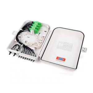 กล่องเลิกจ้างไฟเบอร์ออปติกคุณภาพสูงกล่องผนัง16พอร์ต FTTH <span class=keywords><strong>FDB</strong></span> FDP สำหรับกลางแจ้ง - Product Image 3