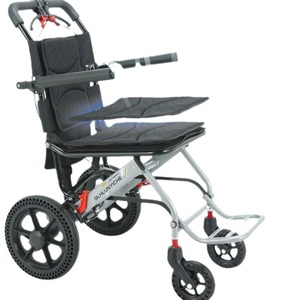 Silla de Ruedas Plegable Portátil de 12 Pulgadas, Ligera, de Aleación de Aluminio, Scooter Manual para Movilidad, para Viajes de Personas Mayores - Product Image 2