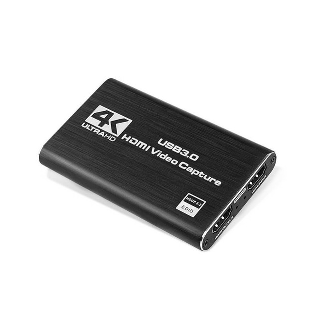 USB Video Capture Card 4K60 Recording Box Game Live Broadcaster Microphone 1080P Collector hdmi Capture Card