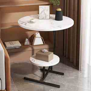 Petite <span class=keywords><strong>Table</strong></span> de Coin Créative et Moderne pour Canapé de Salon, <span class=keywords><strong>Table</strong></span> de Chevet Simple de Style Luxe Léger pour Petits Appartements - Product Image 1