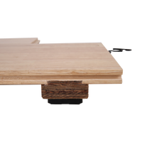 Le fabricant fabrique avec soin plancher de sport portable en bois massif terrain de basket-ball squash érable chêne bouleau hêtre gym