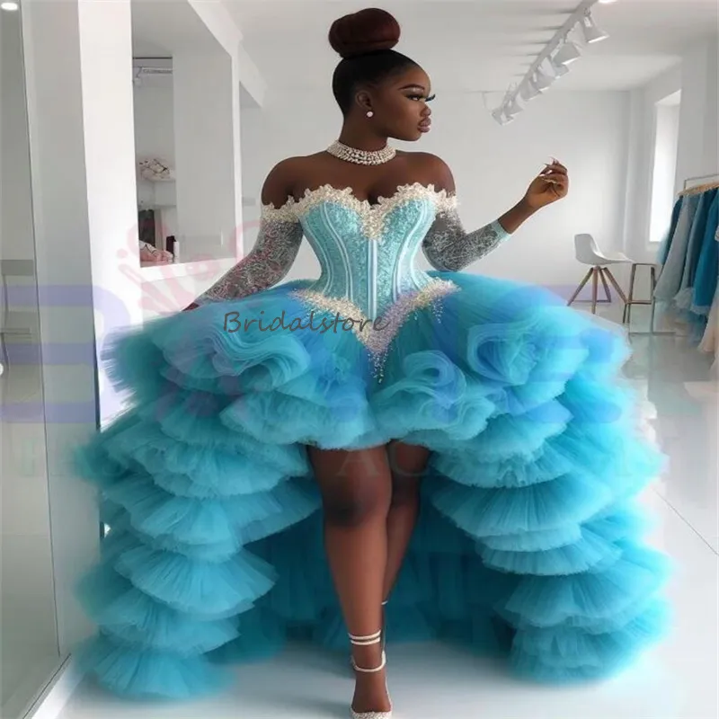 Black High Low Formal Dresses Women's Elegant Evening Gowns