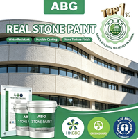 Peinture pour granit résistante aux UV avec sable multicolore pour les murs extérieurs des bâtiments à plusieurs étages