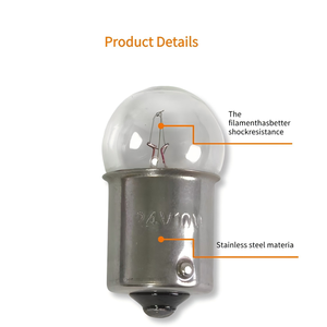 Chất Lượng Cao <span class=keywords><strong>Halogen</strong></span> Xe Ánh Sáng Bóng Đèn Cho Xe 89-Cơ Sở 24V 10W Single-Filament Lần Lượt Tín Hiệu Bóng Đèn Phanh Bóng Đèn - Product Image 2