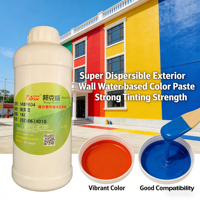 Peintures murales qui ne s'estompent jamais, pâte colorante à base d'eau ultra-concentrée pour la teinture de la peinture au latex, la teinture du ciment