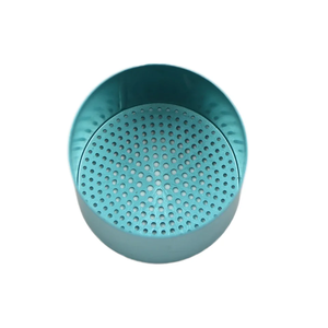 ポータブルオーディオデバイス用ミニ<span class=keywords><strong>Bluetooth</strong></span>スピーカーシェル円筒アコースティック穴あきデザイン - Product Image 3