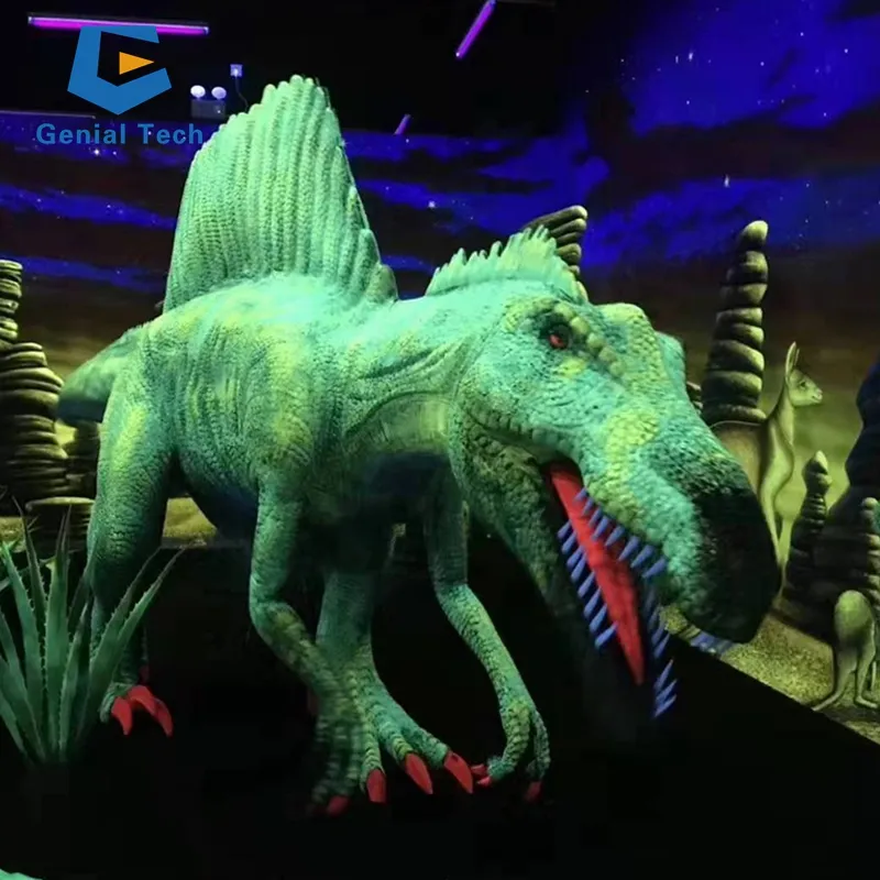 T-Rex Raja Liar Hewan Buatan Luminous Dinosaurus Model