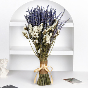 G79 Día de Navidad Decoración Presente <span class=keywords><strong>Lavanda</strong></span> seca Bebé Aliento Flores Paquetes Ramo de flores secas Gypsophila natural - Product Image 5