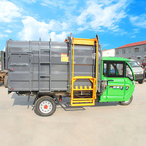 Camion à ordures compacteur à trois roues de petite taille pour véhicules spéciaux à vendre - Product Image 4