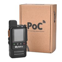 Radio Bidireccional MYT Mini 4G Zello POC Walkie Talkie de Largo Alcance Global con Doble SIM, GPS, Llamadas en Grupo y Transceptor Portátil