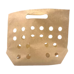 Eco-Friendly Grocery <b>Bags</b> V-Cut Bottom Paper <b>Bag</b> Lightweight Yet Strong Durable Carry <b>Bags</b> for Retail Shopping Supermarket - Product Image 2