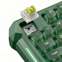 Teclado para Juegos Flux 87 Negro, Mecánico, con Cable, Retroiluminación RGB, Efecto Hall, Magnético, Diseño ANSI, Interruptores DarkBeacon, USB-C