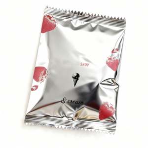 Custom logo Silver Poly Shipping Mailers Envelopes Mailing <b>Bag</b> for <b>Clothing</b> Delivery <b>Bag</b> Metallic - Product Image 2