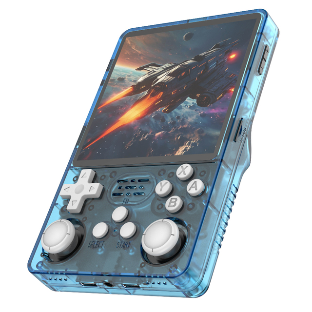 R36S Plus Retro Handheld Game Console Linux System 4 Inch IPS High-definition Screen Supports WiFi Connection 3200mAh Games
