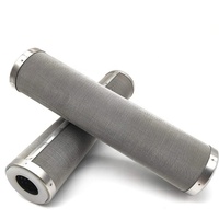 Filtro Sinterizado OD 63mm SS316L 5 Micrones Acero Inoxidable Totalmente Soldado Elemento de Filtro de Aire de Alta Presión Marca SKLIN Nuevo Personalizable