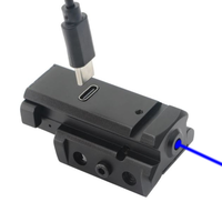Visée laser bleue verte rouge rechargeable par USB pour le tir