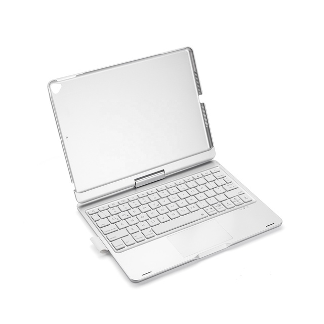 360 Degree Rotatable Smart Trackpad Backlit Keyboard Wireless Keyboard Case for iPad Air 3 10.5 Inch