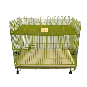 Meubles de caisse pour chiens avec coussin pour grands chiens de taille moyenne, chenil robuste avec double porte, <span class=keywords><strong>cage</strong></span> décorative pour animaux de compagnie. - Product Image 1