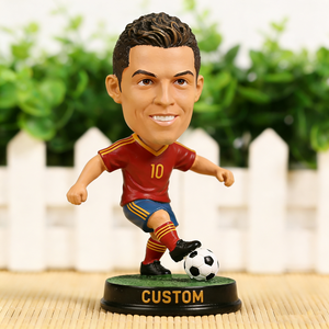 Nuova Statuetta Personalizzata 2026 in Resina Ecologica per Cruscotto, Personaggi Famosi Bobble Head Calciatori Dipinta a Mano Colore Personalizzato - Product Image 4