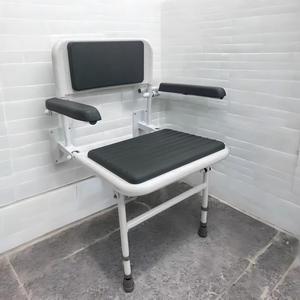 Luxury Anti-Slip <b>Folding</b> Height Adjustable Bath <b>Stool</b> Bath Wall Mounted <b>Shower</b> Seat - Product Image 2