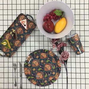 Bộ Đồ Ăn Sành Sứ Kiểu Phương Tây Bằng Melamine Sành Điệu Cao Cấp Bộ Đồ Ăn Trực Tuyến Bằng Melamine Trung Quốc - Product Image 2