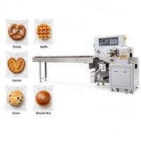 Machine d'emballage automatique Ully pour Kourabiedes, machine à Choco Pie, machine d'emballage en forme de coussin pour macarons, pour boulangeries