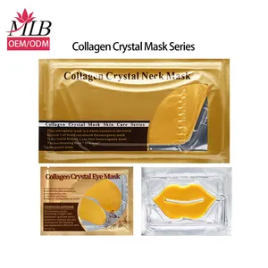 แผ่นคริสตัลคอลลาเจนส่วนตัว24K Gold Face Mask เครื่องสำอาง,ผลิตภัณฑ์ดูแลผิวหน้า
