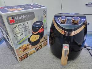 Friteuse à <span class=keywords><strong>air</strong></span> Hoffmans Easy Clean antiadhésive 6L 2400W avec cuve amovible, faible bruit, pour une cuisine saine, appareil de cuisine électrique - Product Image 4
