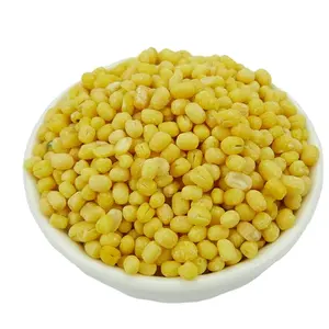 Grosir Nihewan asli Tiongkok Moong tanpa kulit kacang hijau kering kacang hijau terpisah kuning kacang Mung