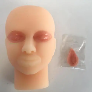แบบฝึกหัดเย็บผิวหนังสำหรับการฝึกผ่าตัดศัลยกรรมตกแต่งความงาม ใช้สำหรับการฝึกเย็บตาสองชั้นด้วยวัสดุซิลิโคน PVC ทางการแพทย์ - Product Image 3