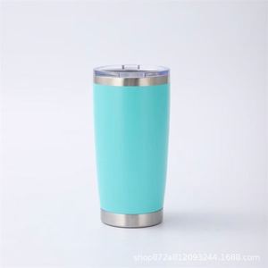 RV Travel <b>Large</b> Capacity 30oz Powder Coated Tumbler Stainless Steel Thermal Drink <b>Mug</b> - Product Image 6