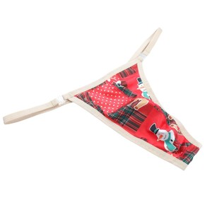 Style de Noël hommes sous-vêtements <span class=keywords><strong>Sexy</strong></span> taille basse <span class=keywords><strong>Sexy</strong></span> string poche sous-vêtements hommes sous-vêtements érotiques culottes - Product Image 2