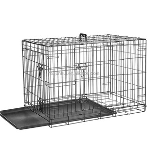 Modern Outdoor Portable XXL <strong>Dog</strong> Kennel Multiple Sizes Foldable Transport <strong>Crate</strong> with <strong>Welded</strong> Fence Metal Cage for <strong>Dogs</strong> - Product Image 1