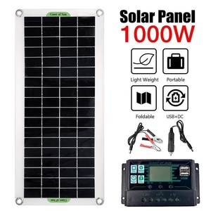 Système d'onduleur MPPT 1000W 220V pour usage domestique avec double charge USB, prise double pour réfrigérateur et téléviseur - Product Image 2
