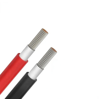 Litzengedrahtetes Verzinntes Kupfer Solarkabel XLPE DC Solarkabel für Energiesysteme 4mm 6mm 10mm 16mm2 TÜV-Zertifiziert