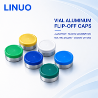 Capuchons de flacons de haute qualité LINUO, directement de l'usine, fermeture sécurisée de qualité supérieure, capuchons de flacons en aluminium et plastique pour applications d'étanchéité