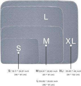 Su misura fabbrica riutilizzabile all'ingrosso <span class=keywords><strong>Pee</strong></span> <span class=keywords><strong>Pad</strong></span> cane lavabile per addestramento del cucciolo di urina pannolino vasino per animali domestici fornitore di addestramento - Product Image 6