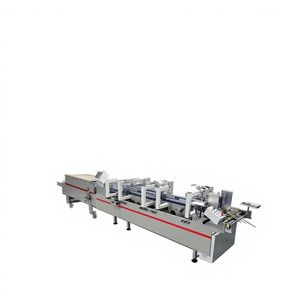 Machine plieuse-colleuse automatique de boîtes à fond plié Mini-650G, électrique, haute vitesse 250 m/min, pour la fabrication de boîtes en papier à colle froide, en bois - Product Image 2