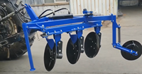 Charrue à disques réversible pour tracteur, travail du sol dur, champ sec, 3, 4, 5, 6 disques, 50-100 CV