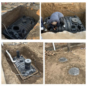 Sistema de Tanque de Retención Subterráneo de Plástico PE de <span class=keywords><strong>2000</strong></span> <span class=keywords><strong>Litros</strong></span>, Duradero y Eficiente, para Tratamiento de Aguas Residuales Residenciales Rurales - Product Image 2