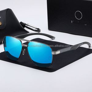 Nouvelle conception 2022, lunettes de soleil polarisées unisexes, dégradées, carrées, rétro, avec protection UV400, certifiées CE, 7666 - Product Image 5