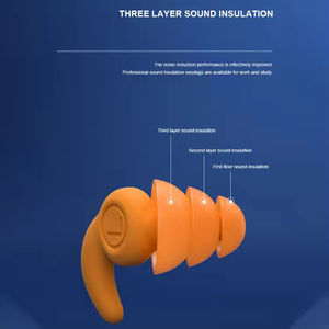 جودة عالية لينة النوم عالية الدقة إلغاء الضوضاء حماية السمع سدادات الأذن السلامة الحد من الضوضاء - Product Image 3