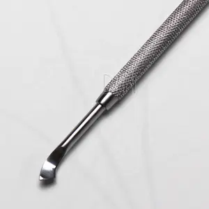 BIN all'ingrosso Nail Art cucchiaio strumento per Manicure in acciaio inox cuticole Pusher per Nail Art